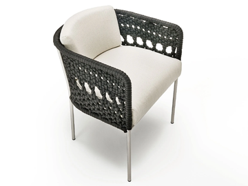 MINI TOMBOLO - Garden chair with armrests by Living Divani - view 3